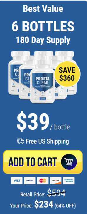 ProstaClear 6 Bottle Buy